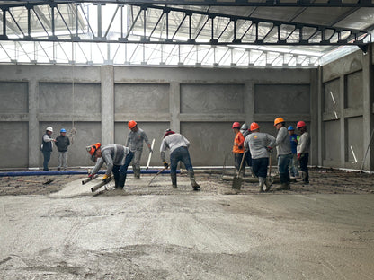 VACIADO DE CONTRAPISO INDUSTRIAL PARA USO DE ALMACEN TEXTIL- SR MOISES -ATE