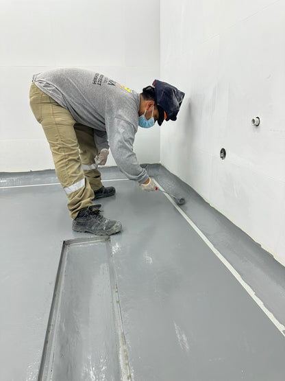 APLICACIÓN DE PINTURA EPÓXICA PARA AREA DE USO DE COCINA, TOPITOP SJL