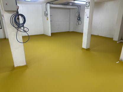 APLICACIÓN DE POLIURETANO DE UCRETE- ÁREA DE EMPAQUE PLANTA DE SNAKS Y CEREALES RASIL-HUACHIPA