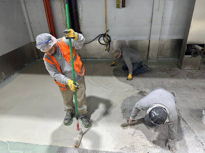 APLICACIÓN DE PISO DE POLIURETANO DE UCRETE EN PLANTA DE CEREALES Y SNACKS RASIL - HUACHIPA