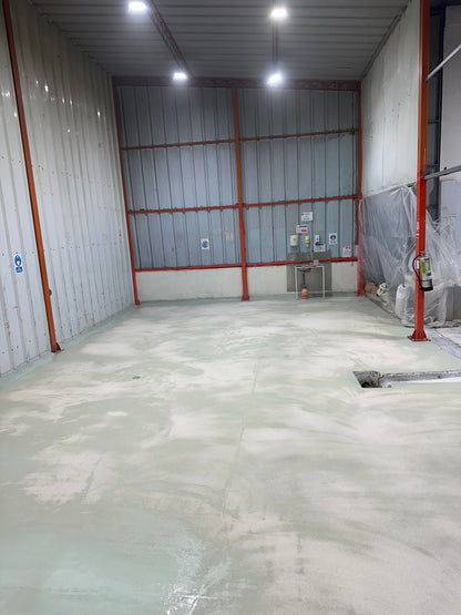 APLICACIÓN DE PISO DE POLIURETANO DE UCRETE EN PLANTA DE CEREALES Y SNACKS RASIL - HUACHIPA