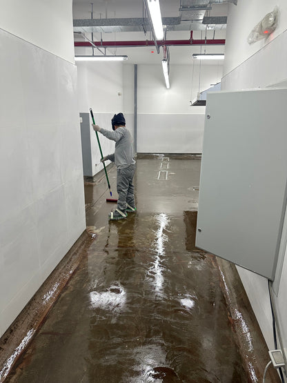 APLICACIÓN DE PINTURA EPÓXICA PARA AREA DE USO DE COCINA, TOPITOP SJL