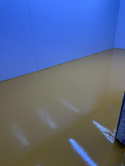 APPLICATION OF UCRETE POLYURETHANE FLOOR FOR FREEZING CHAMBER AT -20 DEGREES AND PROCESSING AREA - GRAN MOLINO BAKERY - CALLAO