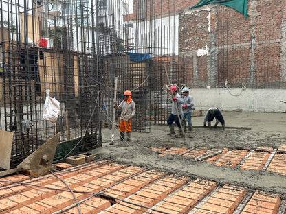 VACIADO DE LOSAS DE TECHO PARA EDIFICIO - INMOBILIARIA  -SALAMANCA, ATE