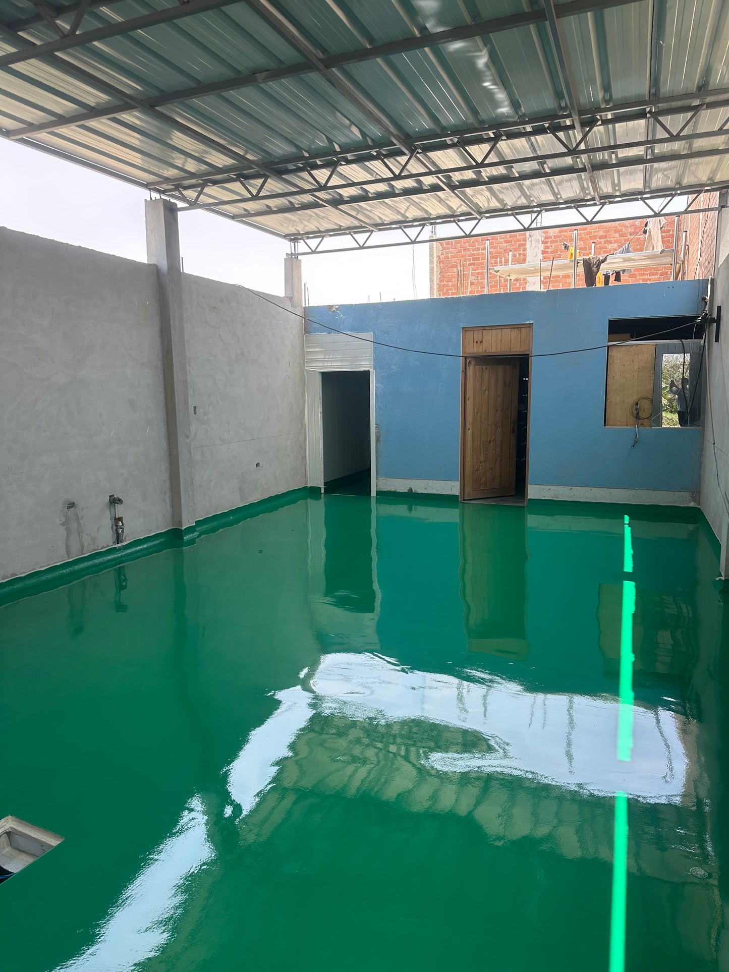 APLICACIÓN DE PISO DE POLIURETANO DE UCRETE PARA PLANTA DE QUESO -SR SAUL  VERANO SUICE- CAÑETE