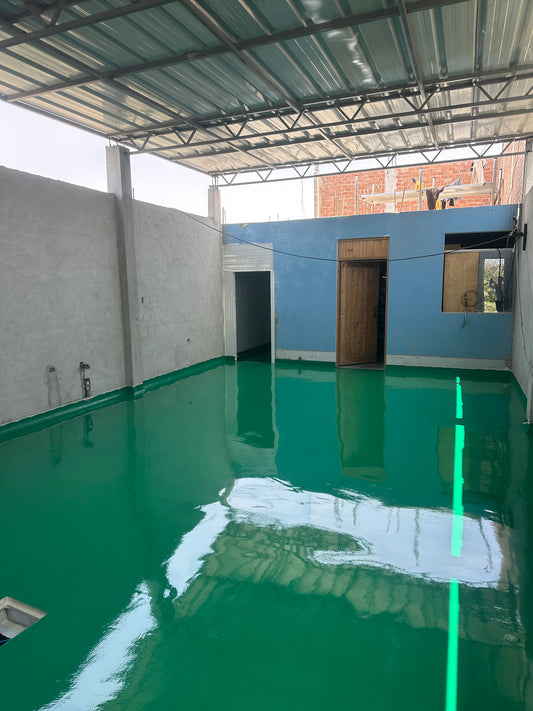 APLICACIÓN DE PISO DE POLIURETANO DE UCRETE PARA PLANTA DE QUESO -SR SAUL  VERANO SUICE- CAÑETE