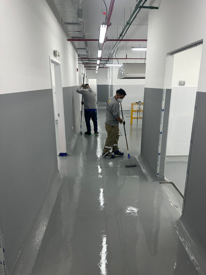 APLICACIÓN DE PINTURA EPÓXICA PARA AREA DE USO DE COCINA, TOPITOP SJL