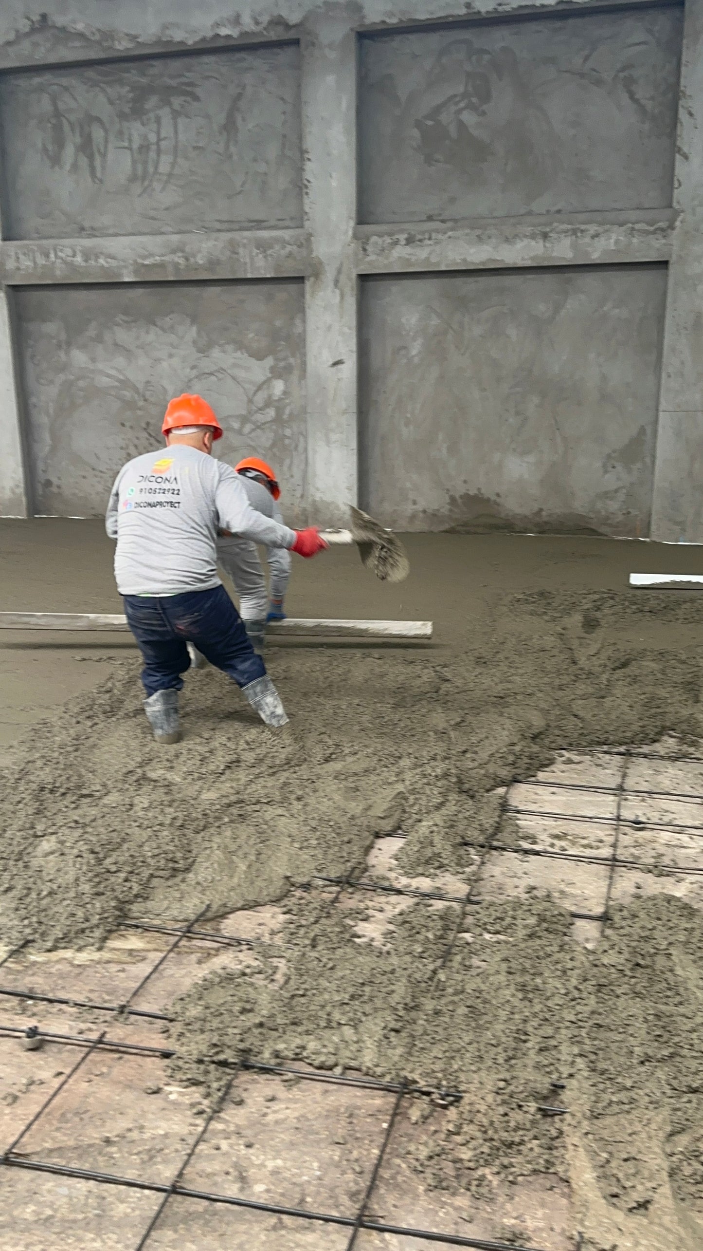 VACIADO DE CONTRAPISO INDUSTRIAL PARA USO DE ALMACEN TEXTIL- SR MOISES -ATE