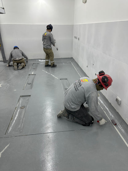 APLICACIÓN DE PINTURA EPÓXICA PARA AREA DE USO DE COCINA, TOPITOP SJL