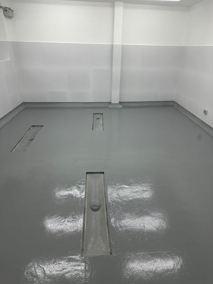 APLICACIÓN DE PINTURA EPÓXICA PARA AREA DE USO DE COCINA, TOPITOP SJL