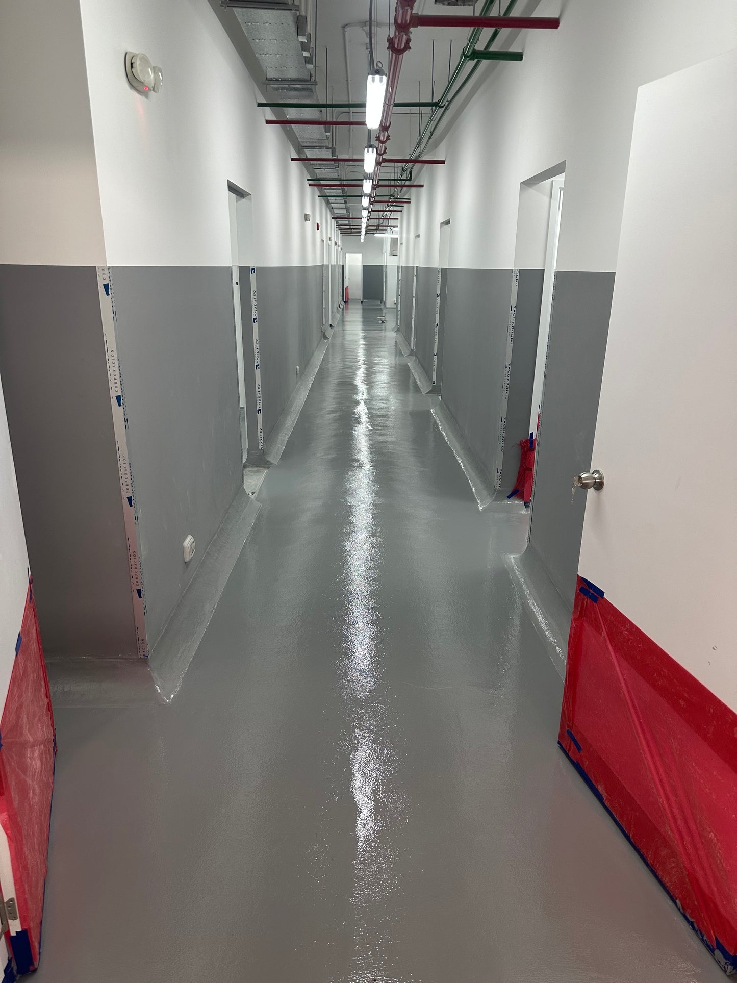 APLICACIÓN DE PINTURA EPÓXICA PARA AREA DE USO DE COCINA, TOPITOP SJL