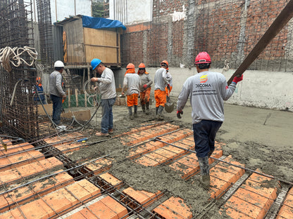 VACIADO DE LOSAS DE TECHO PARA EDIFICIO - INMOBILIARIA  -SALAMANCA, ATE