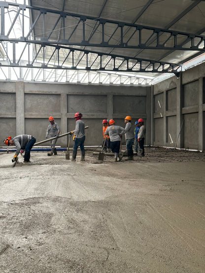 VACIADO DE CONTRAPISO INDUSTRIAL PARA USO DE ALMACEN TEXTIL- SR MOISES -ATE