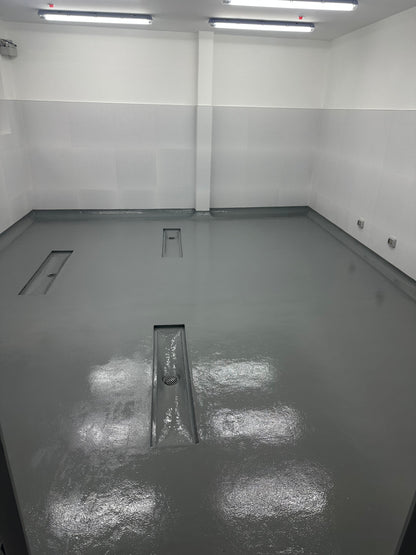 APLICACIÓN DE PINTURA EPÓXICA PARA AREA DE USO DE COCINA, TOPITOP SJL