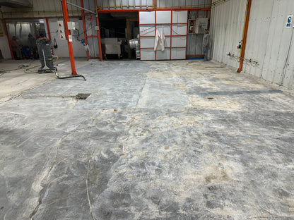 APLICACIÓN DE PISO DE POLIURETANO DE UCRETE EN PLANTA DE CEREALES Y SNACKS RASIL - HUACHIPA