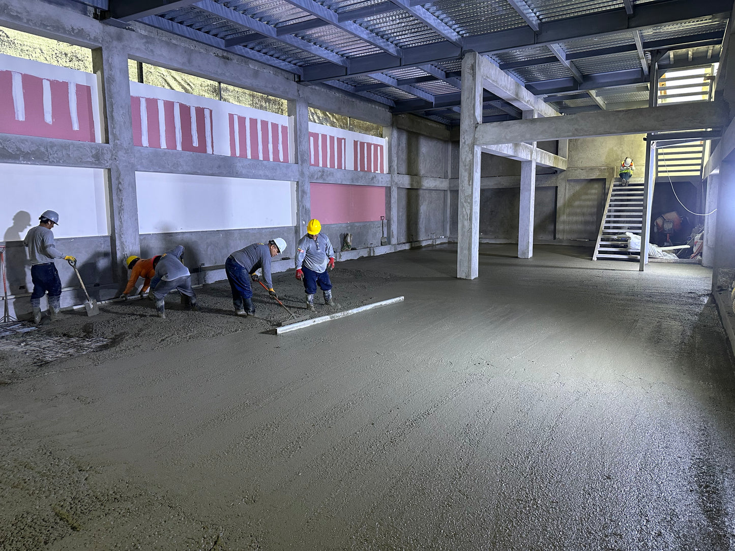 VACIADO DE CONTRAPISO INDUSTRIAL PLANTA TEXTIL- ATE