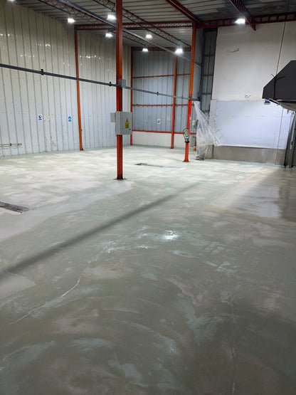 APLICACIÓN DE PISO DE POLIURETANO DE UCRETE EN PLANTA DE CEREALES Y SNACKS RASIL - HUACHIPA