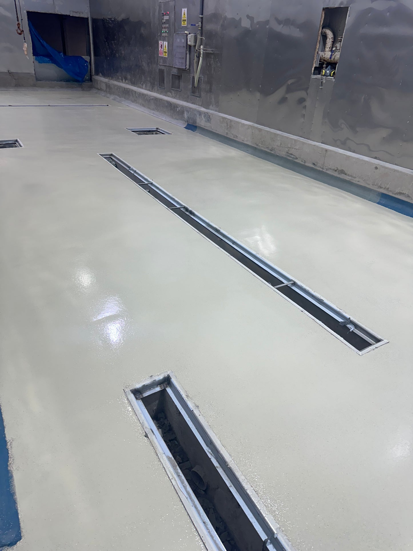 APLICACION DE PISO DE POLIURETANO DE UCRETE - COCINA PARA PROCESADORA DE POTA - KSL PESCADOS PUCUSANA