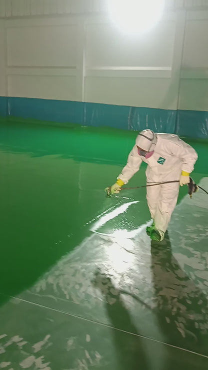 APLICACIÓN DE PINTURA ALIFATICA DE POLIURETANO - PROMOTORA DE CULTIVOS ANDINOS BOMBOM - JUNIN