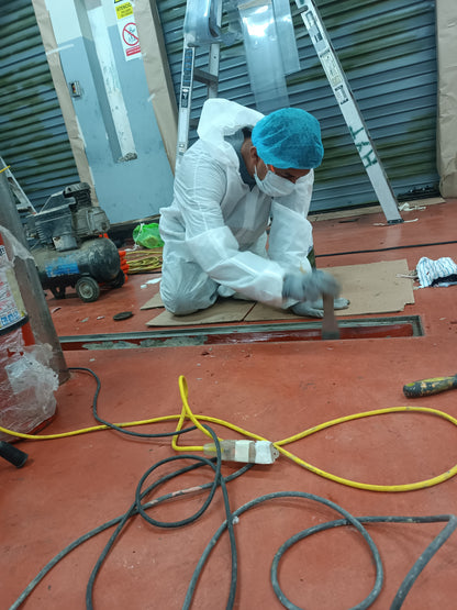 MANTENIMIENTO DE CANALETAS EN AREA DE DESPACHO, CENTRAL DE TORTAS CENCOSUD-HYT SAC -CHORRILLOS