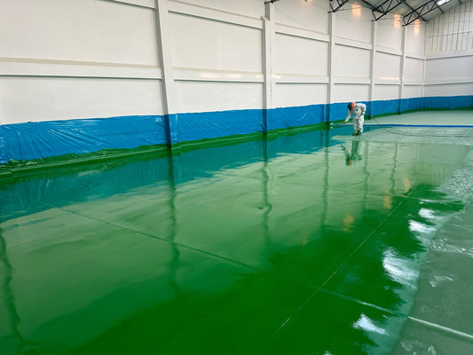 APLICACIÓN DE PINTURA ALIFATICA DE POLIURETANO - PROMOTORA DE CULTIVOS ANDINOS BOMBOM - JUNIN