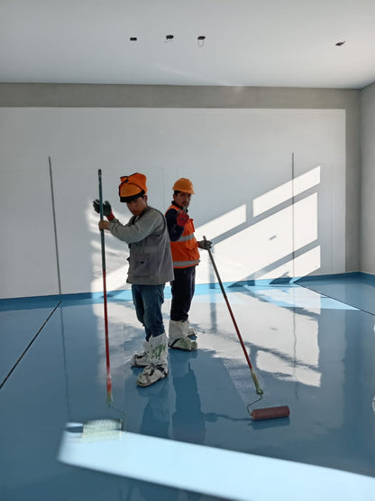 APLICACIÓN DE AUTONIVELANTE EPOXICO - LUANA CAPELLA CONSTRUCTORES EIRL-COLEGIO EN TANGALBAMBA CAJAMARCA