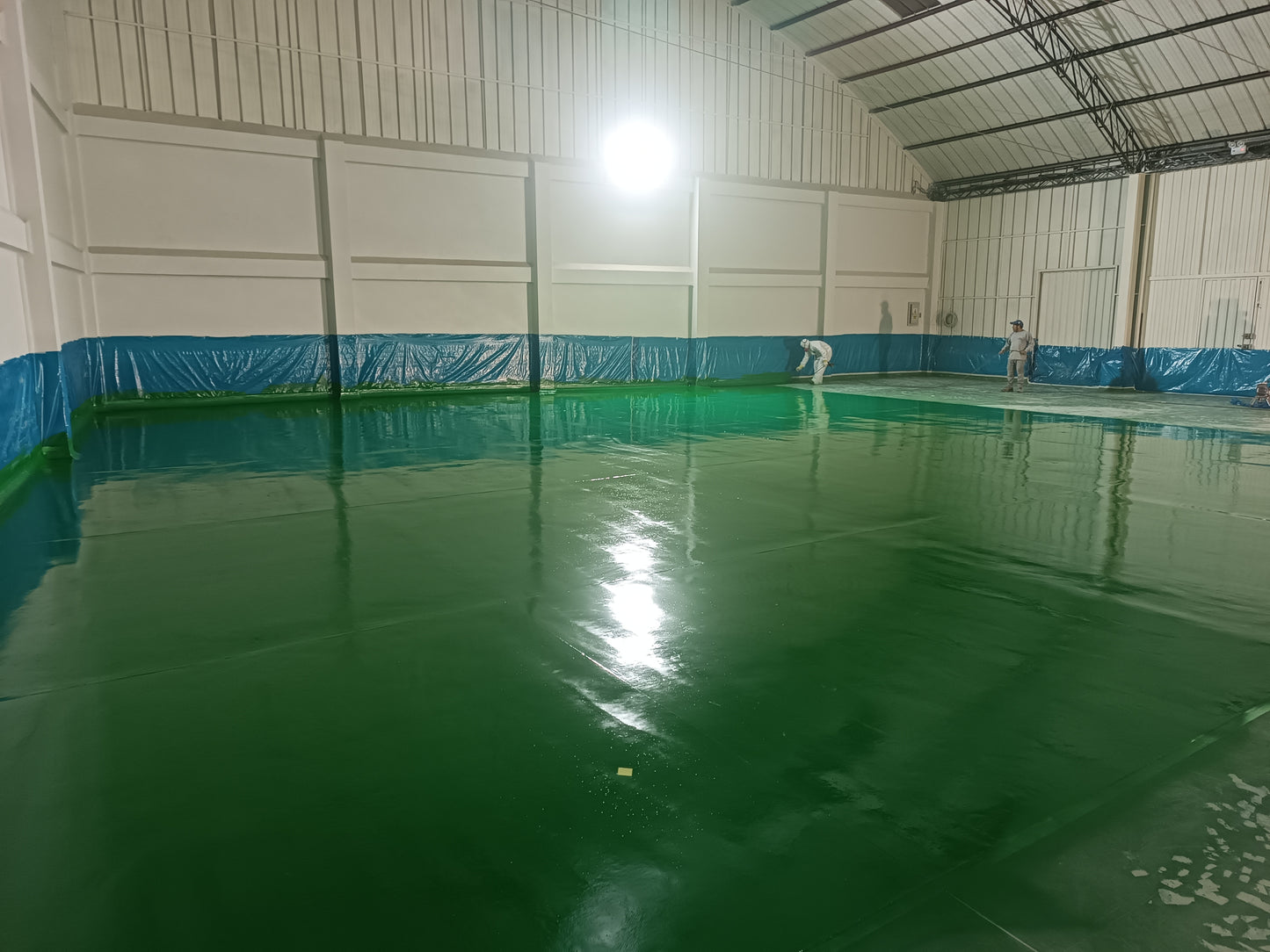 APLICACIÓN DE PINTURA ALIFATICA DE POLIURETANO - PROMOTORA DE CULTIVOS ANDINOS BOMBOM - JUNIN