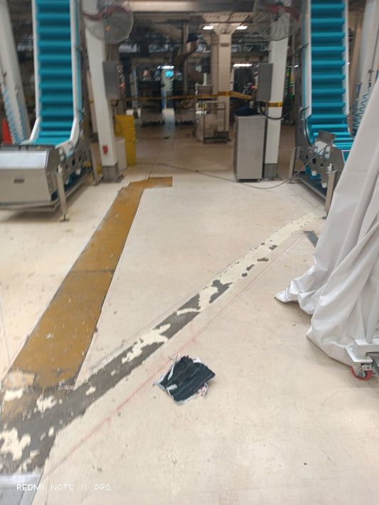 MANTENIMIENTO DE PISO EN AREA DE PLANTA DE ALIMENTOS INCAKROS- SJL