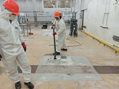 MANTENIMIENTO DE PISO CON POLIURETANO PARA SALA DE PROCESOS - HYT SAC- SANTA ANITA
