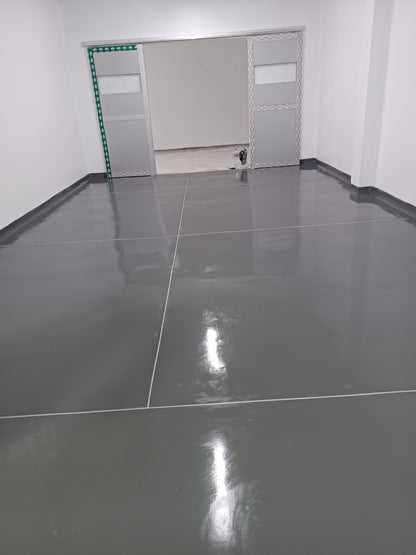 APLICACIÓN DE PISO DE POLIURETANO DE UCRETE - SMART BLENDS - SURQUILLO