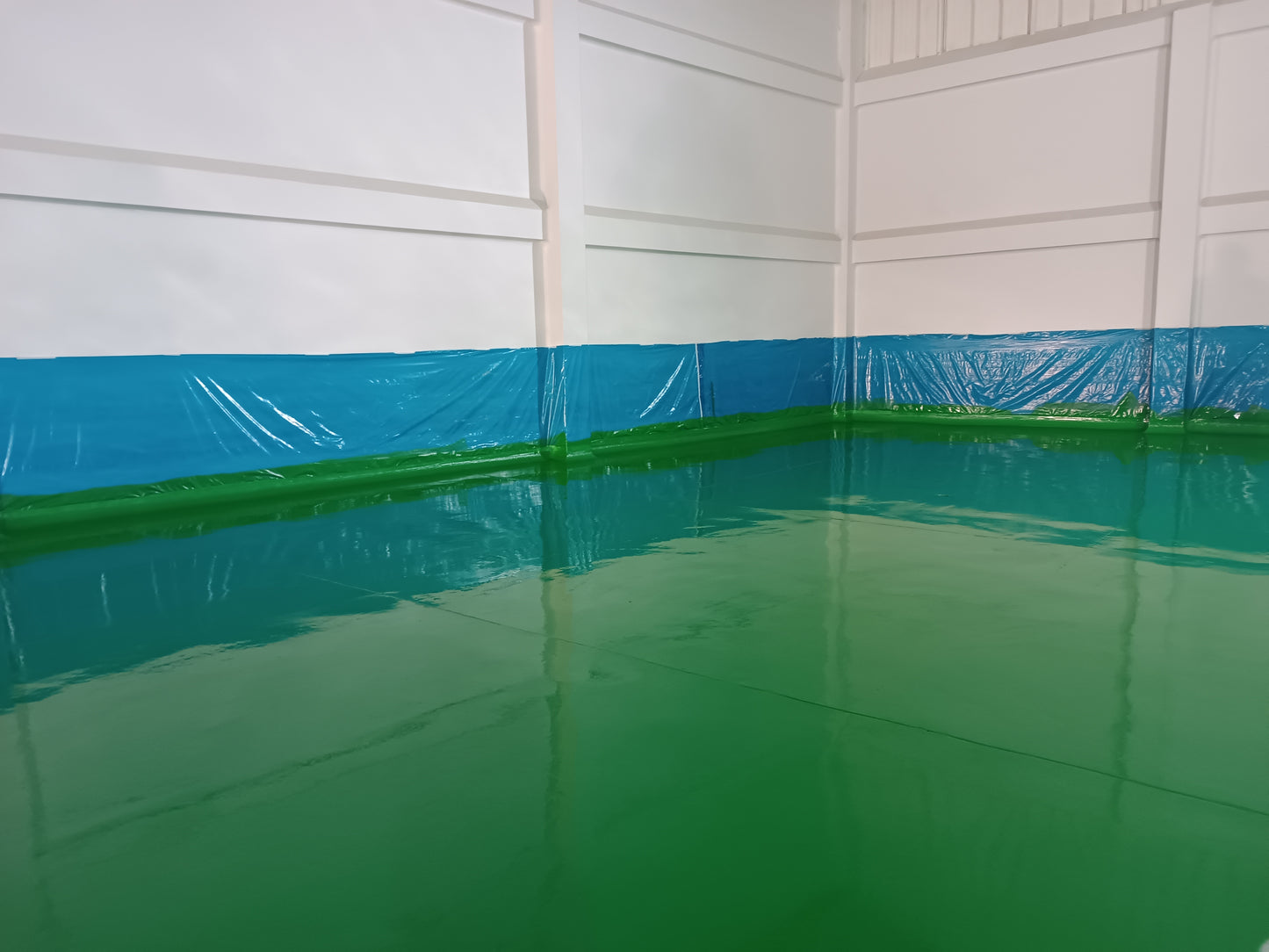 APLICACIÓN DE PINTURA ALIFATICA DE POLIURETANO - PROMOTORA DE CULTIVOS ANDINOS BOMBOM - JUNIN