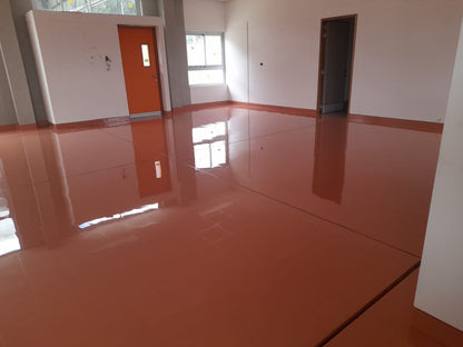 APLICACIÓN DE AUTONIVELANTE EPOXICO - LUANA CAPELLA CONSTRUCTORES EIRL-COLEGIO EN TANGALBAMBA CAJAMARCA