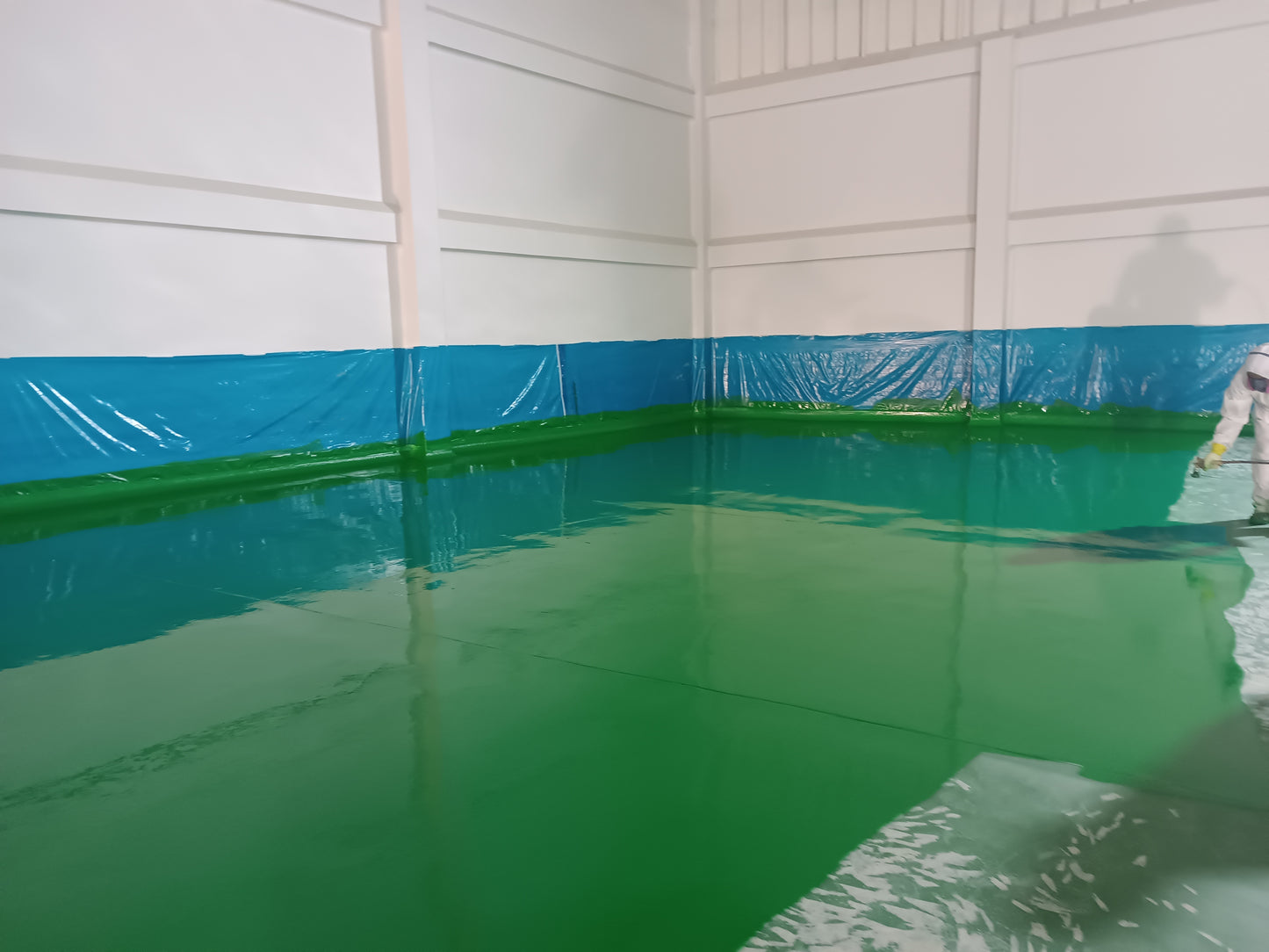 APLICACIÓN DE PINTURA ALIFATICA DE POLIURETANO - PROMOTORA DE CULTIVOS ANDINOS BOMBOM - JUNIN