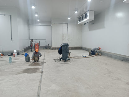 APLICACION DE  PISO DE POLIURETANO DE UCRETE-  SALAS DE PROCESAMIENTO DE FRUTAS -MARIPOSA ANDINA-LURIN