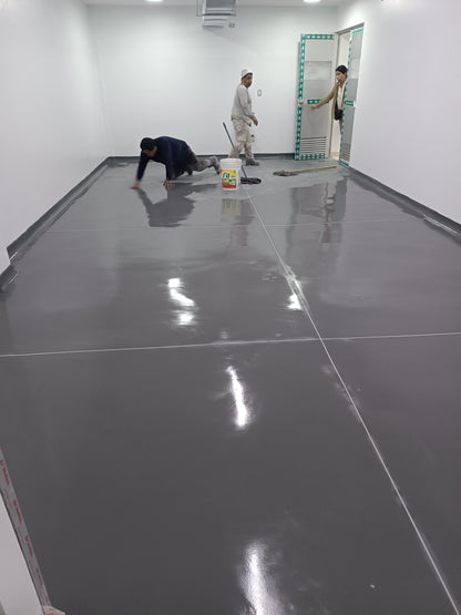 APLICACIÓN DE PISO DE POLIURETANO DE UCRETE - SMART BLENDS - SURQUILLO