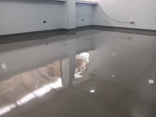 APLICACIÓN DE POLIURETANO DE UCRETE PARA AREA DE COCINA - EL RICO PIURA - SANTA CLARA