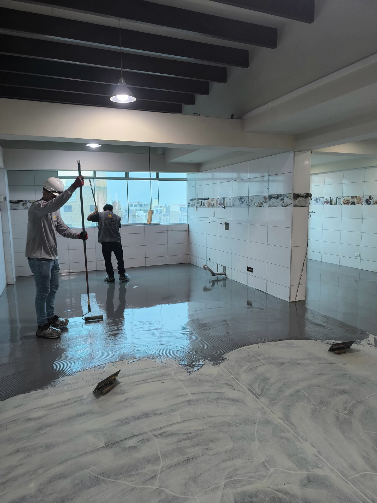 APLICACIÓN DE PISO DE POLIURETANO DE UCRETE- AREA DE PANADERÍA - ACADEMIA APOPAN SAN MIGUEL