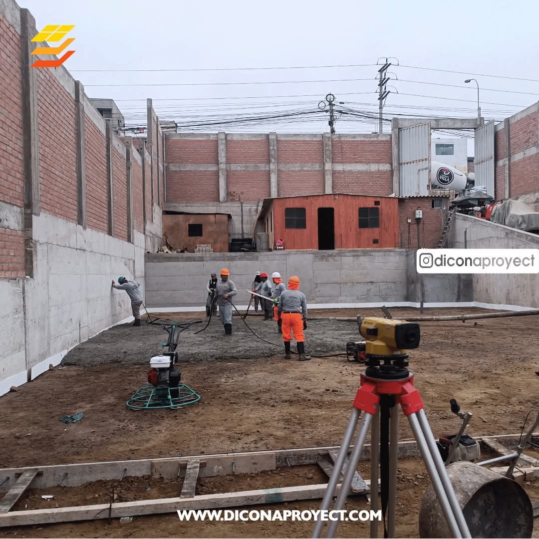 VACIADO DE LOSA - ALMACEN LOGISTICO CHORRILLOS