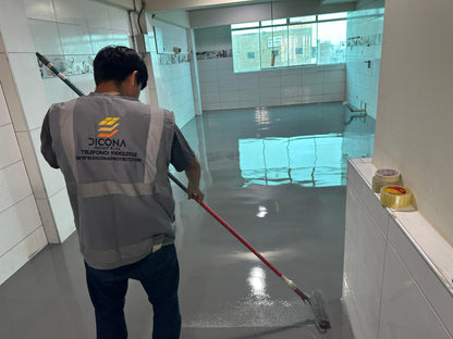 APLICACIÓN DE PISO DE POLIURETANO DE UCRETE- AREA DE PANADERÍA - ACADEMIA APOPAN SAN MIGUEL