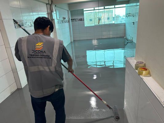 APLICACIÓN DE PISO DE POLIURETANO DE UCRETE- AREA DE PANADERÍA - ACADEMIA APOPAN SAN MIGUEL