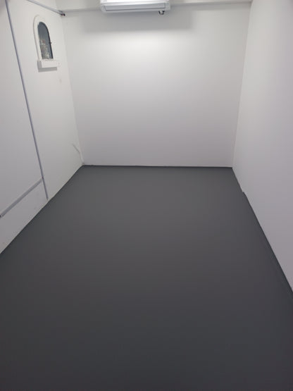 APLICACIÓN DE PISO DE POLIURETANO DE UCRETE - AREA LABORATORIO DE GOMITAS Y SUPLEMENTOS - NOVOAMERICA - SJM