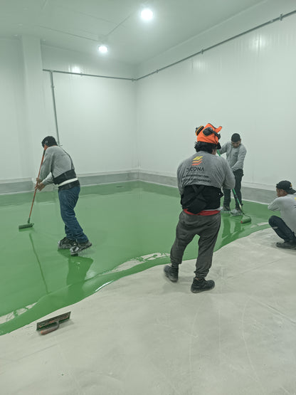 APLICACION DE  PISO DE POLIURETANO DE UCRETE-  SALAS DE PROCESAMIENTO DE FRUTAS -MARIPOSA ANDINA-LURIN