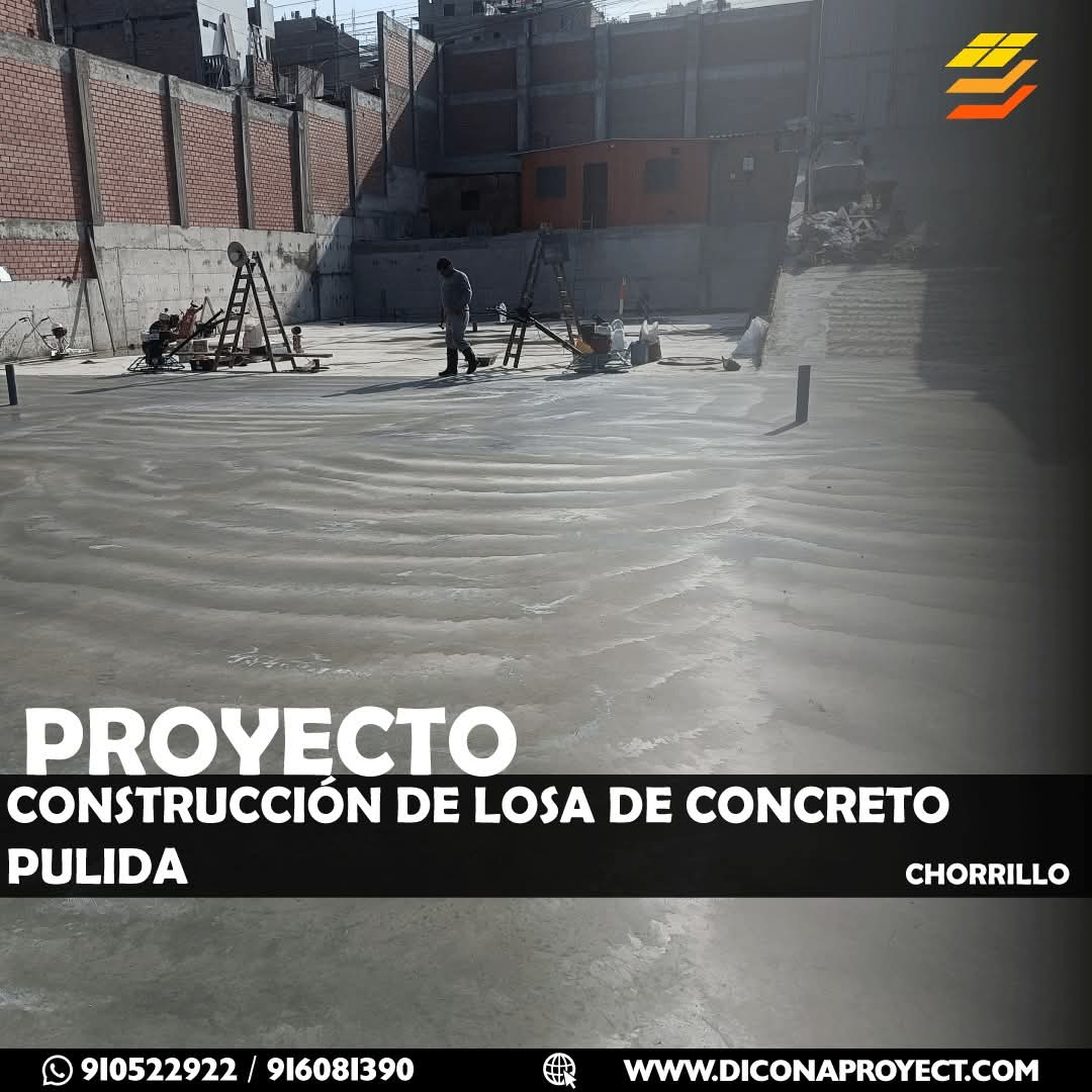 VACIADO DE LOSA - ALMACEN LOGISTICO CHORRILLOS